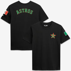 Houston Astros New Era Mexico Country Flag T-Shirt - Black - New Era Sale