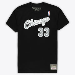 Scottie Pippen Chicago Bulls Unisex Hardwood Classics Reload 3.0 T-Shirt for sale Black | Mitchell & Ness online