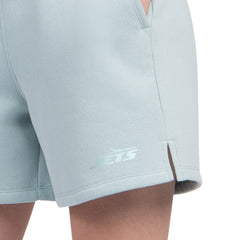 New York Jets Starter Women's Travel Pastels Fleece Short Pastel Green
