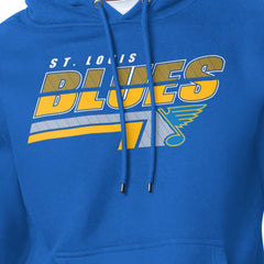 St. Louis Blues Starter Logo Push Fleece Hoodie - Blue - NHL 203500305