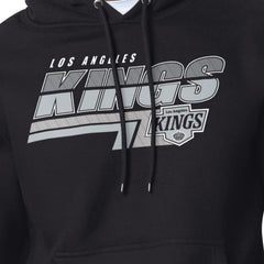 Los Angeles Kings Starter Logo Push Fleece Hoodie - Black - NHL 203500310