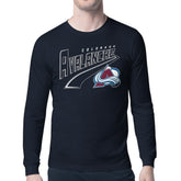 Colorado Avalanche Starter Modern Tailsweep Long Sleeve T-Shirt - Navy - NHL 203500343