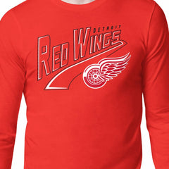 Detroit Red Wings Starter Modern Tailsweep Long Sleeve T-Shirt - Red - NHL 203500345