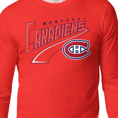 Montreal Canadiens Starter Modern Tailsweep Long Sleeve T-Shirt - Red - NHL 203500346
