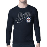 Winnipeg Jets Starter Modern Tailsweep Long Sleeve T-Shirt - Navy - NHL 203500347