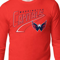 Washington Capitals Starter Modern Tailsweep Long Sleeve T-Shirt - Red - NHL 203500348