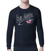 Columbus Blue Jackets Starter Modern Tailsweep Long Sleeve T-Shirt - Navy - NHL 203500349