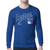 New York Rangers Starter Modern Tailsweep Long Sleeve T-Shirt - Blue - NHL 203500354