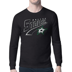 Dallas Stars Starter Modern Tailsweep Long Sleeve T-Shirt - Black - NHL 203500363