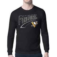 Pittsburgh Penguins Starter Modern Tailsweep Long Sleeve T-Shirt - Black - NHL 203500372