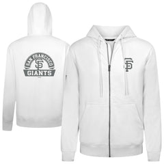 San Francisco Giants Levelwear Podium Banner Arch Full-Zip Hoodie - White - MLB on Sale
