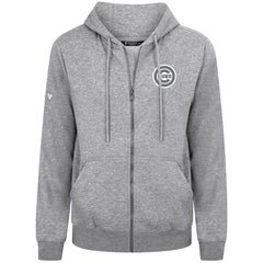 Chicago Cubs Levelwear Podium Banner Arch Full-Zip Hoodie - Heather Gray - MLB Online