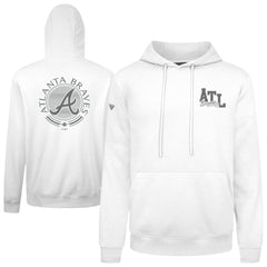 Atlanta Braves Levelwear Podium Valiant Hoodie - White - MLB on Sale