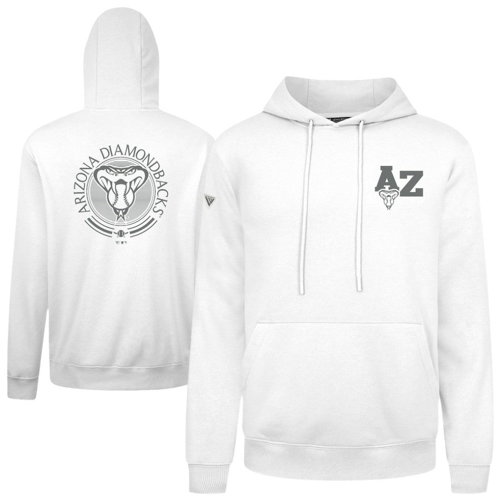Arizona Diamondbacks Levelwear Podium Valiant Hoodie - White - MLB on Sale
