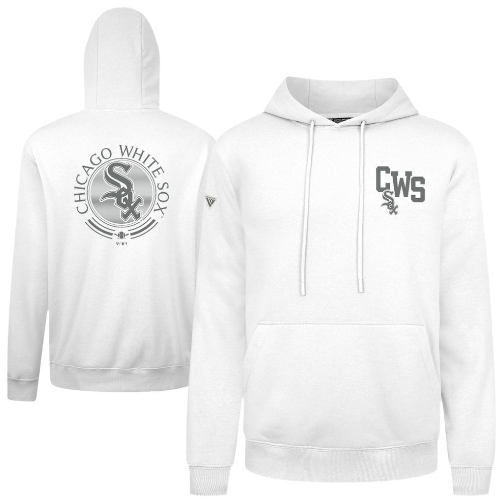 Chicago White Sox Levelwear Podium Grain Hoodie - White - MLB Sale