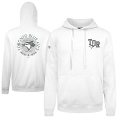 Toronto Blue Jays Levelwear Podium Grain Hoodie - White - MLB on Sale