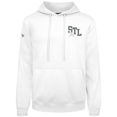 St. Louis Cardinals Levelwear Podium Grain Hoodie - White - MLB Sale
