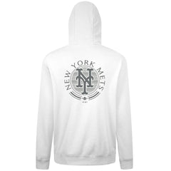 New York Mets Levelwear Podium Grain Hoodie - White - MLB Sale
