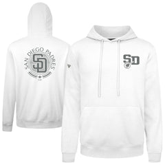 San Diego Padres Levelwear Podium Grain Hoodie - White - MLB Online