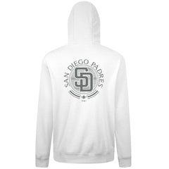 San Diego Padres Levelwear Podium Grain Hoodie - White - MLB Online