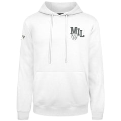 Milwaukee Brewers Levelwear Podium Grain Hoodie - White - MLB Sale
