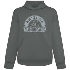 Arizona Diamondbacks Levelwear Luxe Signature Banner Arch Tri-Blend Hoodie - Gray - MLB Online