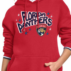 Florida Panthers Starter Women's Fireworks Fleece Hoodie - Red - NHL 203500695