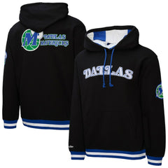 Dallas Mavericks Hardwood Classics Nights Playmaker Fleece Hoodie for sale Black | Mitchell & Ness discount