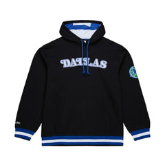 Dallas Mavericks Hardwood Classics Nights Playmaker Fleece Hoodie for sale Black | Mitchell & Ness discount