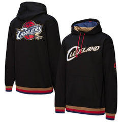 Cleveland Cavaliers Hardwood Classics Nights Playmaker Fleece Hoodie for sale Black | Mitchell & Ness for sale