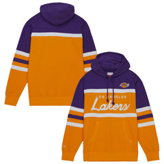 Los Angeles Lakers Head Coach Hoodie Gold/Purple | Mitchell & Ness Lifestyle