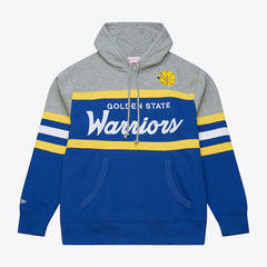 Golden State Warriors Head Coach Hoodie for sale Royal/Gray | Mitchell & Ness US