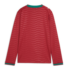Portugal National Team Youth 2026 Home Replica Long Sleeve Jersey Red - Puma Discount