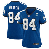 Nike Tyler Warren Indianapolis Colts Women's Alternate 2 Indiana Nights Game Jersey Heather Royal
