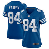 Nike Tyler Warren Indianapolis Colts Women's Alternate Game Jersey Royal