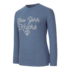 New York Knicks Concepts Sport Women's Rigor Long Sleeve Jersey T-Shirt Royal