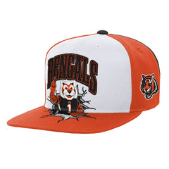 Mitchell & Ness Cincinnati Bengals Youth Team Mascot Snapback Hat White