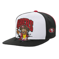 Mitchell & Ness San Francisco 49ers Youth Team Mascot Snapback Hat White