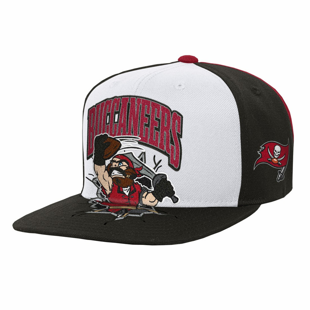 Mitchell & Ness Tampa Bay Buccaneers Youth Team Mascot Snapback Hat White