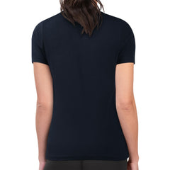 Toronto Maple Leafs G-III 4Her by Carl Banks Women's Super-Slim Lightweight Pinstripe Circle Graphic T-Shirt - Navy - NHL 203505352