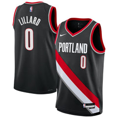 Damian Lillard Portland Trail Blazers Youth Swingman Jersey Icon Edition Black | Nike for sale