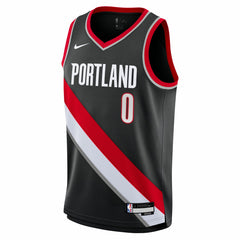 Damian Lillard Portland Trail Blazers Youth Swingman Jersey Icon Edition Black | Nike for sale