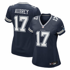 Nike Brandon Aubrey Dallas Cowboys Women's Team Game Jersey Navy