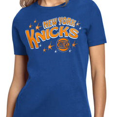 New York Knicks Starter Women's Fireworks T-Shirt Blue