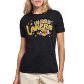 Los Angeles Lakers Starter Women's Fireworks T-Shirt Black
