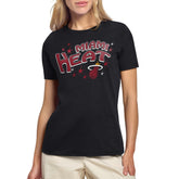 Miami Heat Starter Women's Fireworks T-Shirt Black