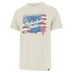 Philadelphia Phillies '47 Regional Franklin T-Shirt - Cream - 47 brand on Sale