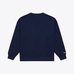 Atlanta Braves Mitchell & Ness Women's Script Sweatshirt - Navy - Mitchell & Ness Discount