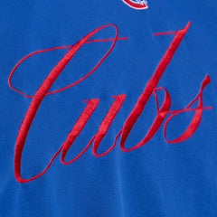 Chicago Cubs Mitchell & Ness Women's Script Sweatshirt - Royal - Mitchell & Ness Lifestyle