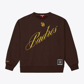 San Diego Padres Mitchell & Ness Women's Script Sweatshirt - Brown - Mitchell & Ness Discount